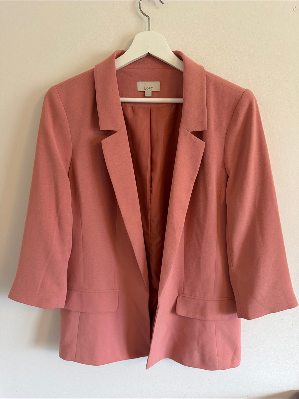 LOFT Dusty Rose Blazer Jacket